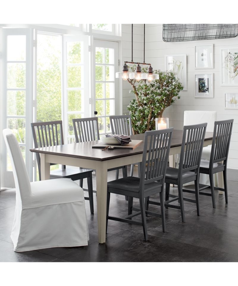 Slip White Slipcovered Dining Chair - Image 6