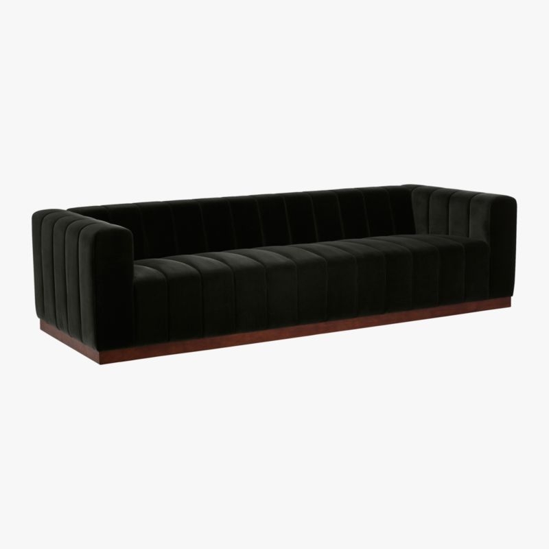 Forte Channeled Deauville Stone Extra Large Sofa - Image 3
