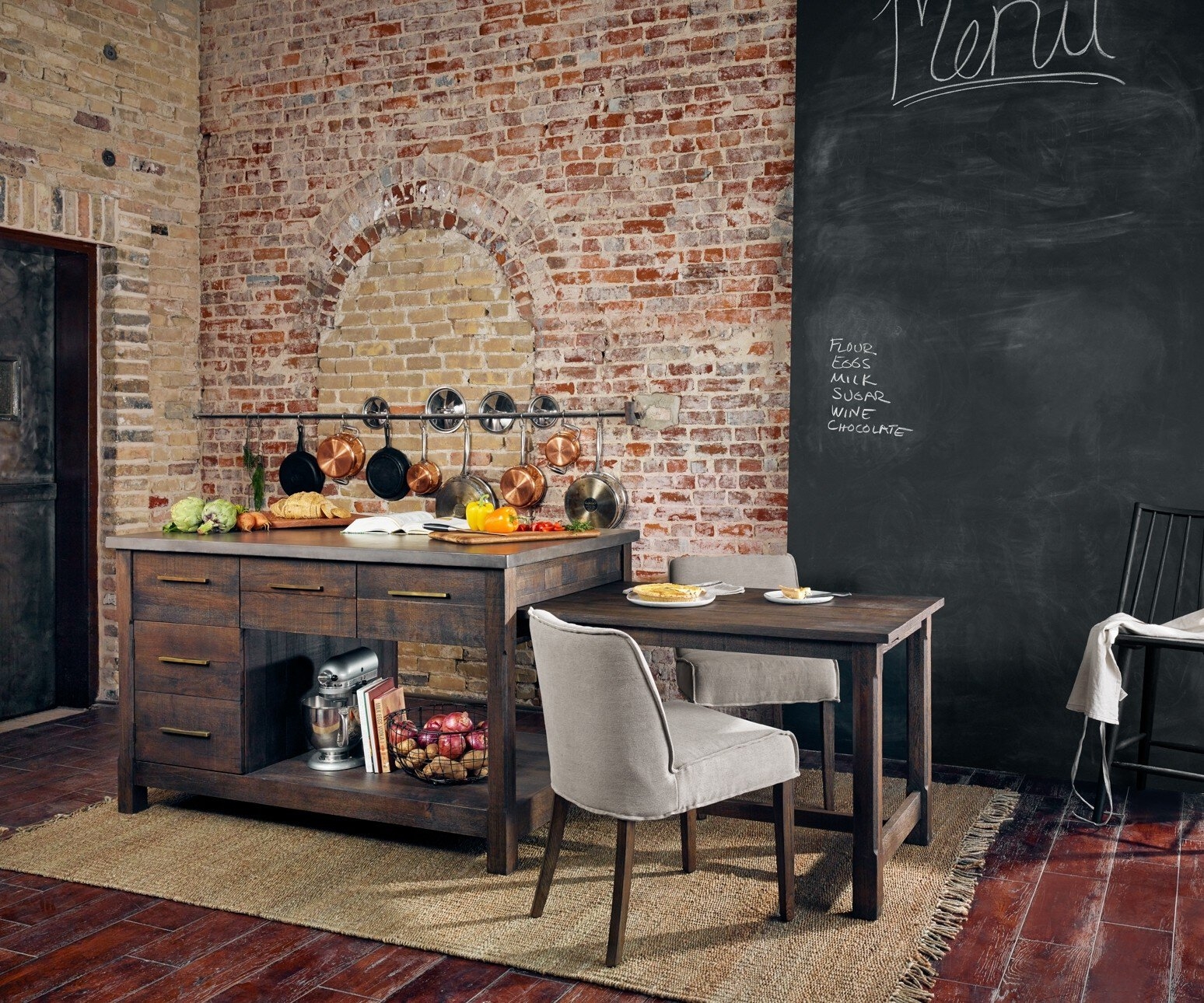 Lewis Windsor Bar + Counter Stool - Black Oak - Image 1