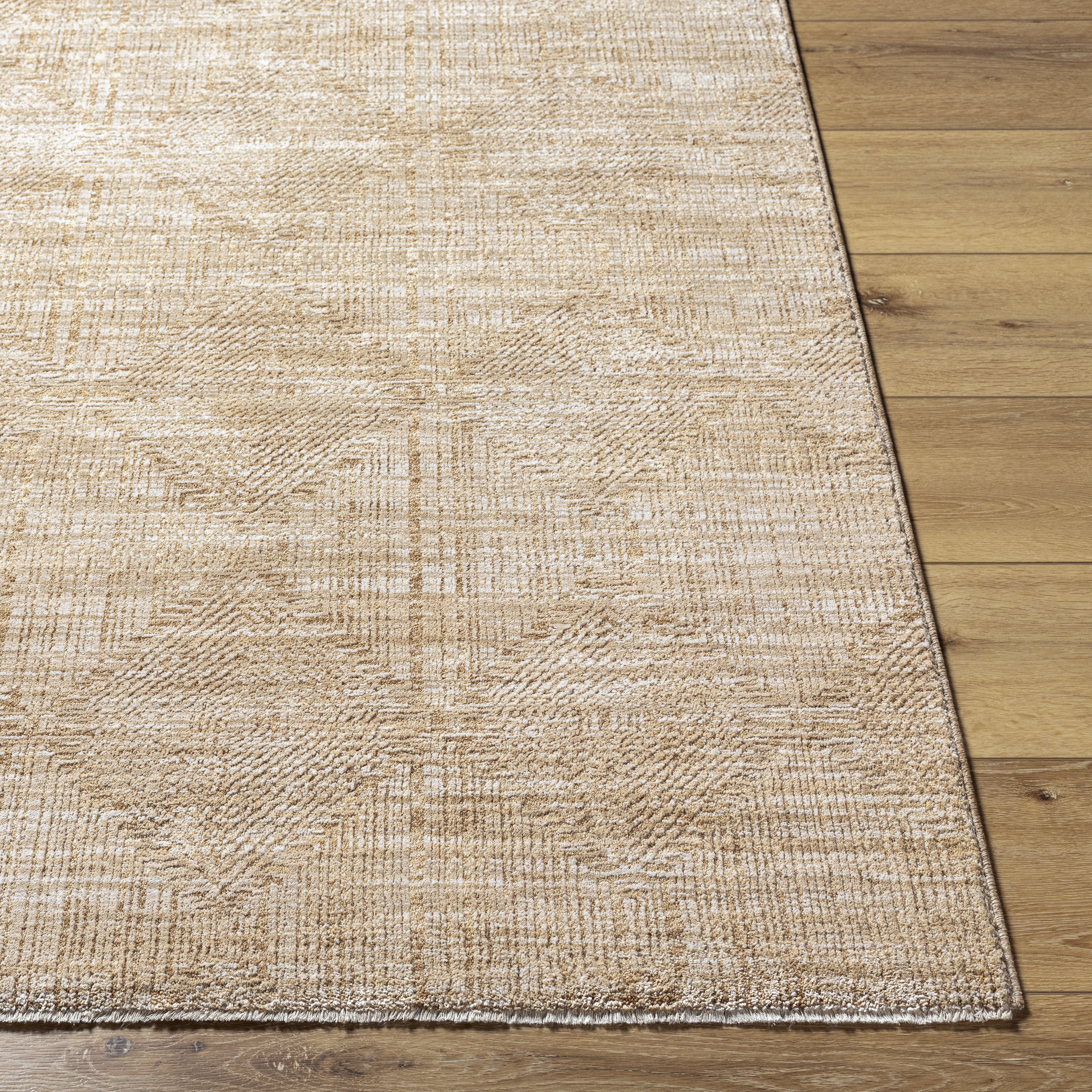 Masterpiece Beige Indoor 5' x 7'5" Machine Woven Rug - Image 2