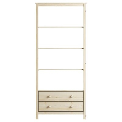 Falcon 74.8" H x 33.46" W Solid Wood Standard Bookcase - Image 0