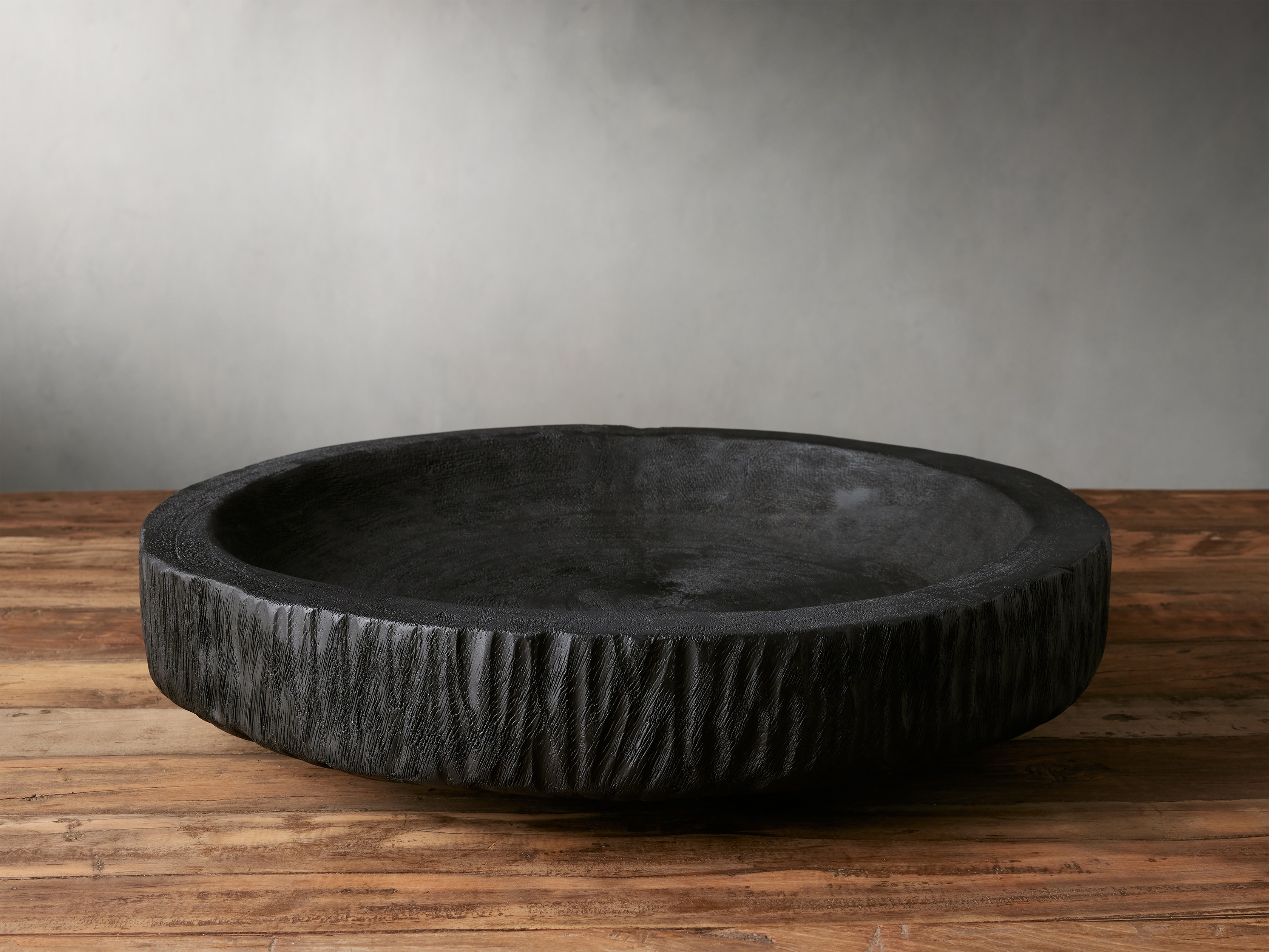 Surma Bowl in Natural Wood Black - Image 0