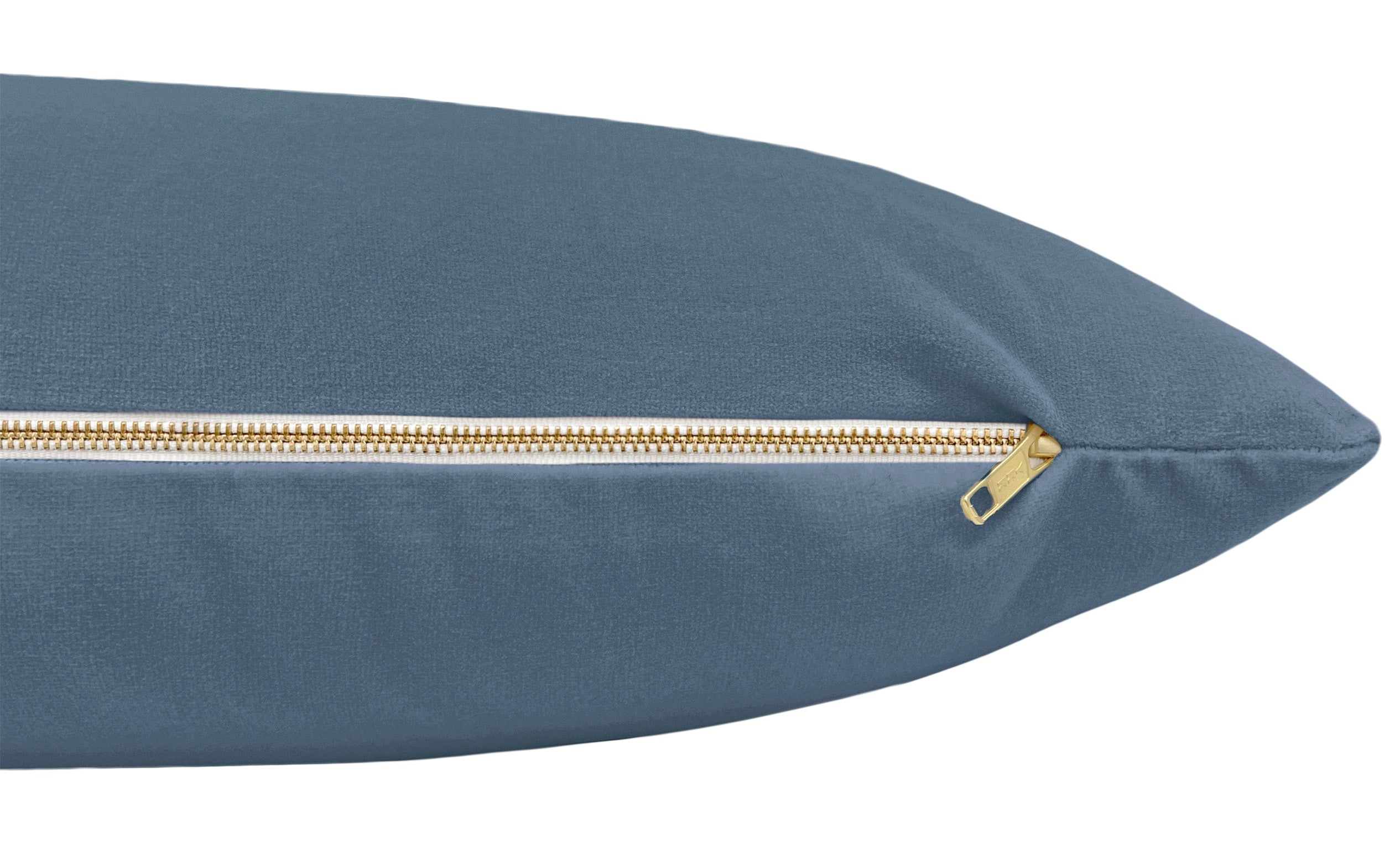 THE XL LUMBAR :: SIGNATURE VELVET // PERIWINKLE - BY THE YARD - Image 1