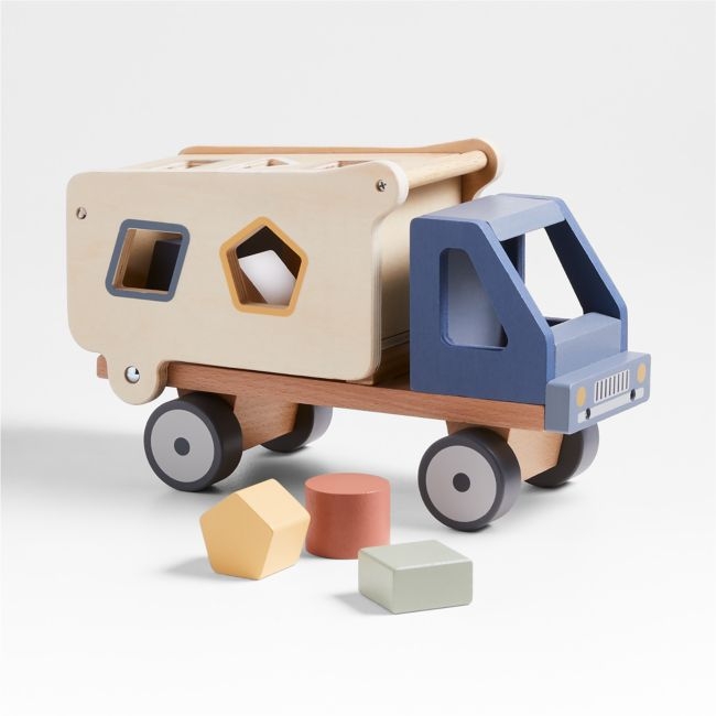 Wood Kids Shape Sorting Truck - Image 0