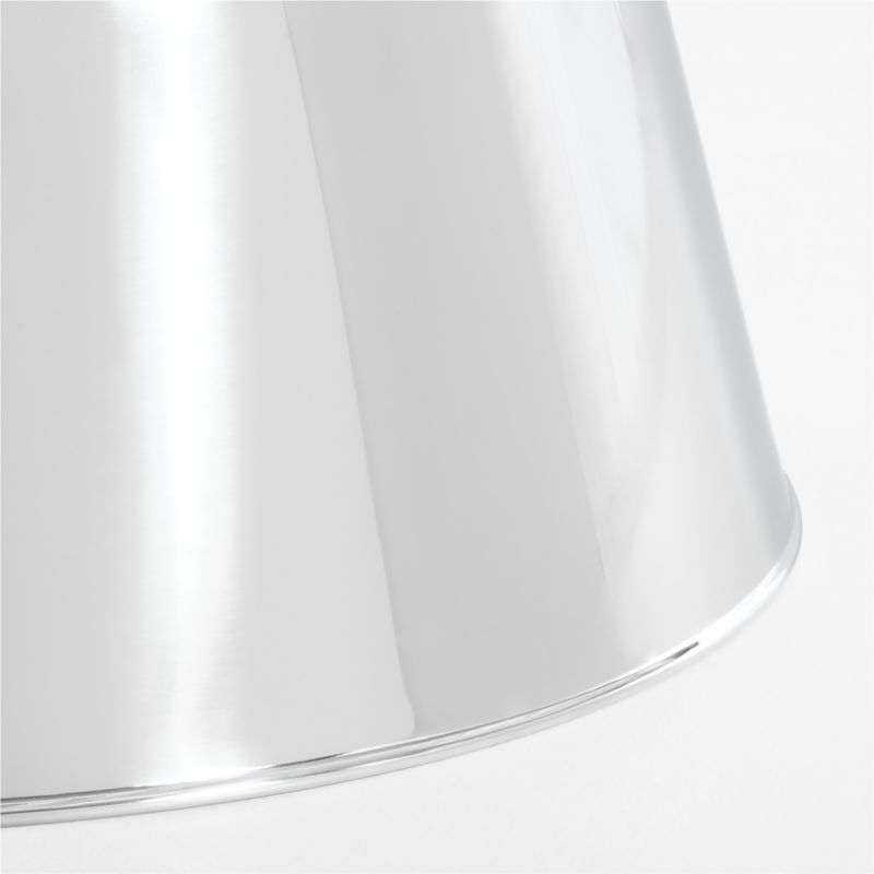 Polished Chrome Metal Christmas Tree Collar 27" - Image 3