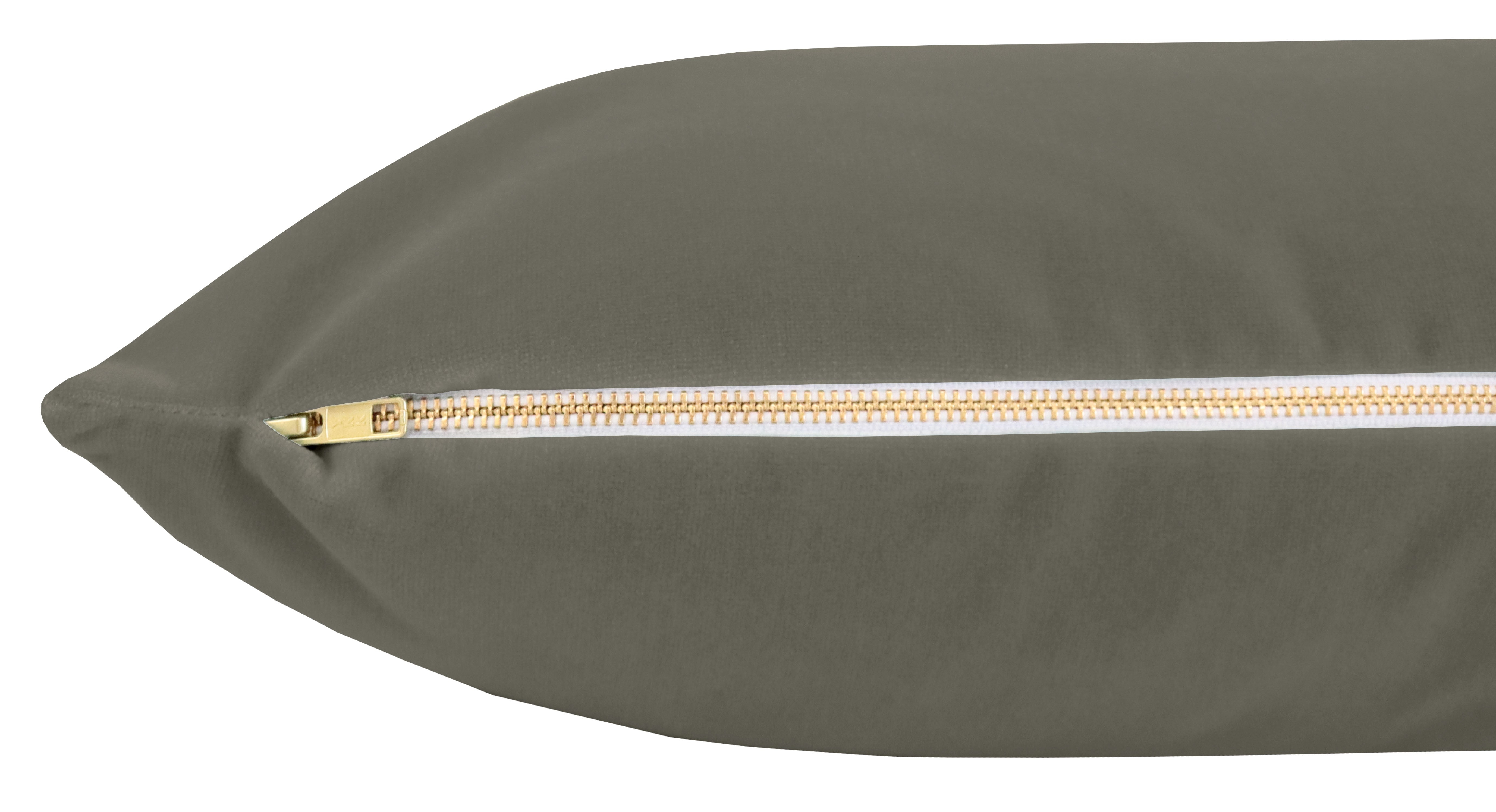 THE XL LUMBAR :: STUDIO VELVET // GREY - BY THE YARD - Image 1