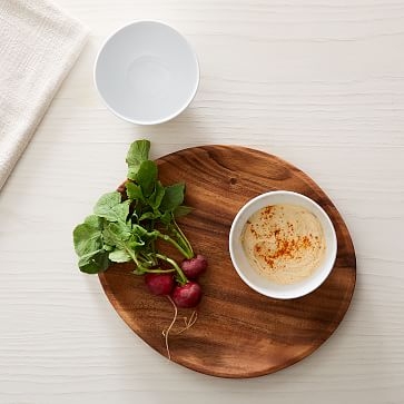 Organic Shaped 12" Platter & Organic Rice Bowl, Set of 2 - Image 0