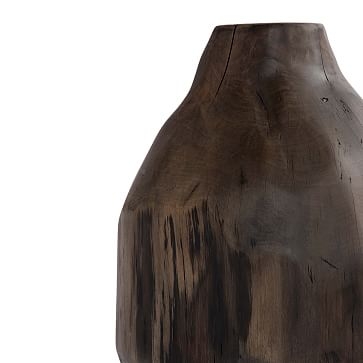 Madero Wood Vase, Ochre - Image 3
