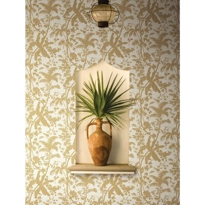 Reinaldo Palm Shadow 27' x 27" Wallpaper Roll - Image 0
