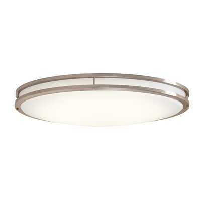 16 In. Bronze Integrated Selectable Led Cct Round Flush Mount Light - Image 0