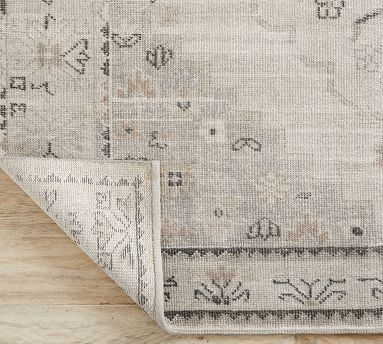 Aurelia Hand-Knotted Wool Rug, 9 x 12', Gray Multi - Image 5