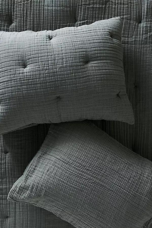 Elysian Cross-Dyed Cotton Gauze Shams, Set of 2 - Image 0