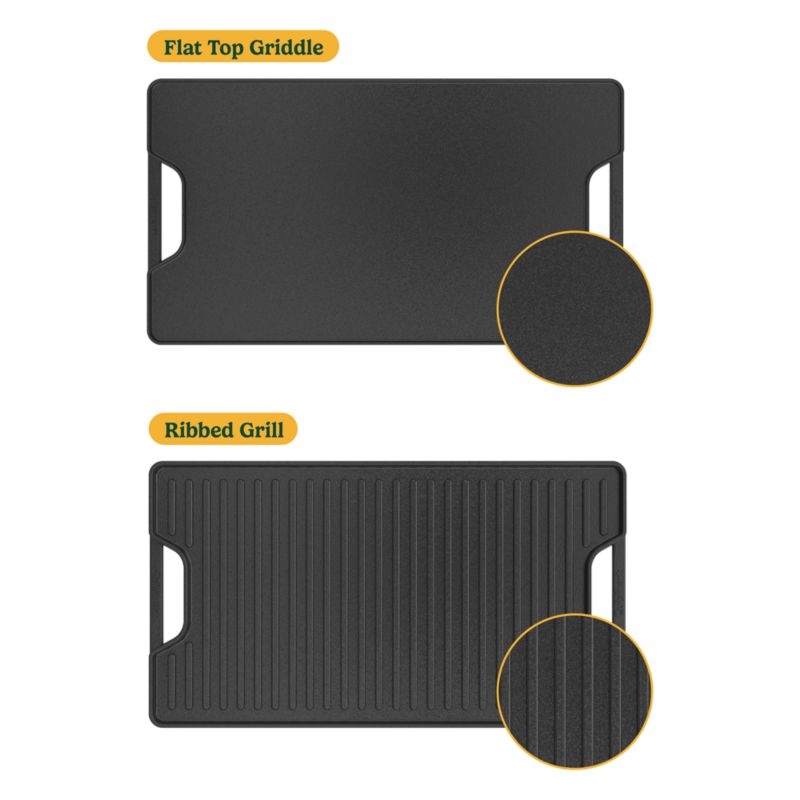 Cuisinart ® Reversible 2-in-1 Cast Iron Grill/Griddle Plate - Image 1