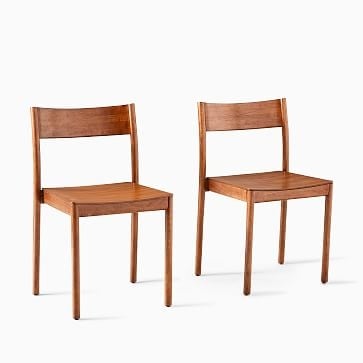 Berkshire Dining Chair, Cool Walnut, Set of 2 - Image 1