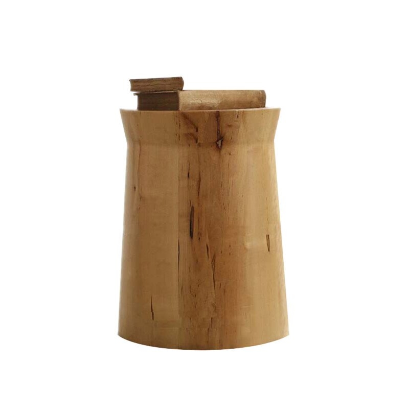 Niemi Solid Wood Drum End Table - Image 0