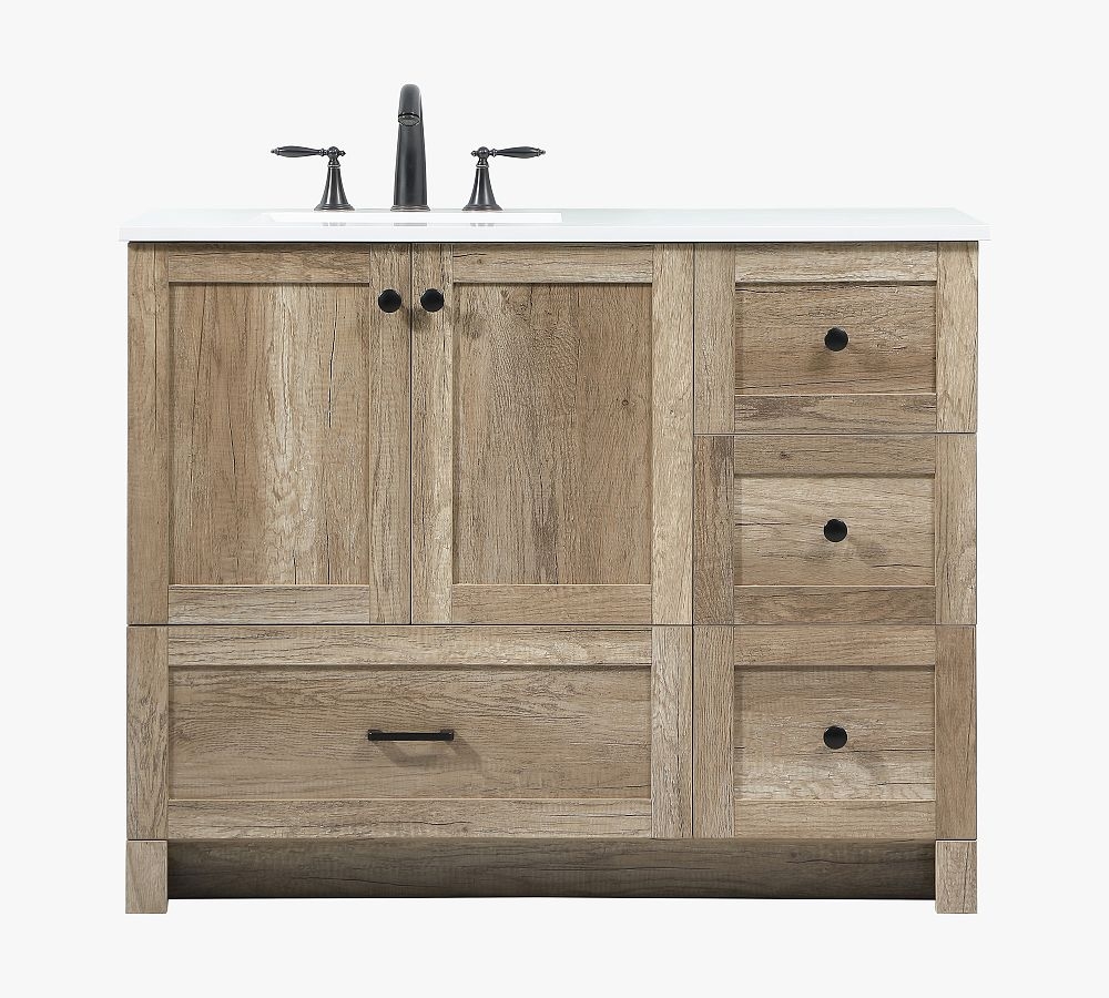 Alderson 42" Single Sink Vanity, Natural Oak - Image 0