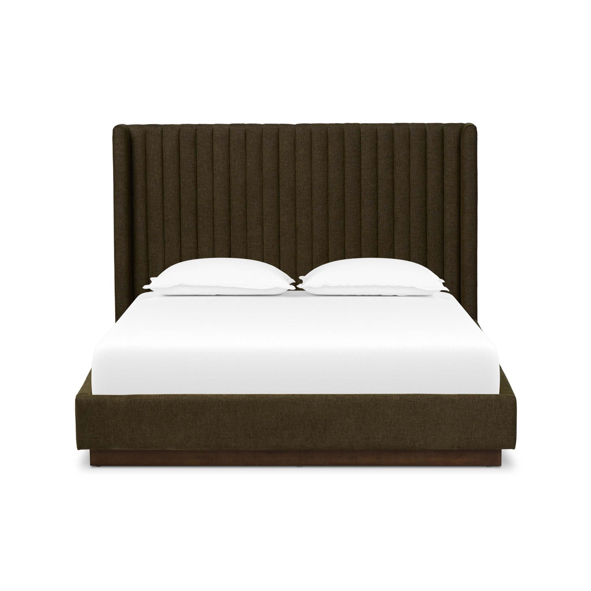 Montgomery Bed - Sutton Olive - Image 0
