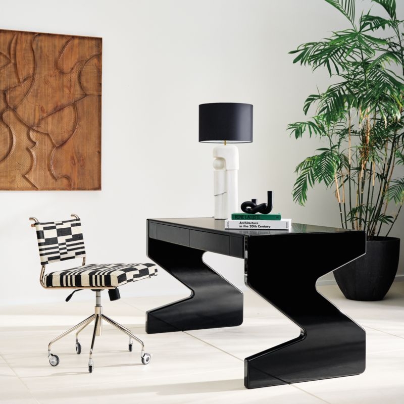 Asha Black Knotted Double Taper Candle Holder - Image 6