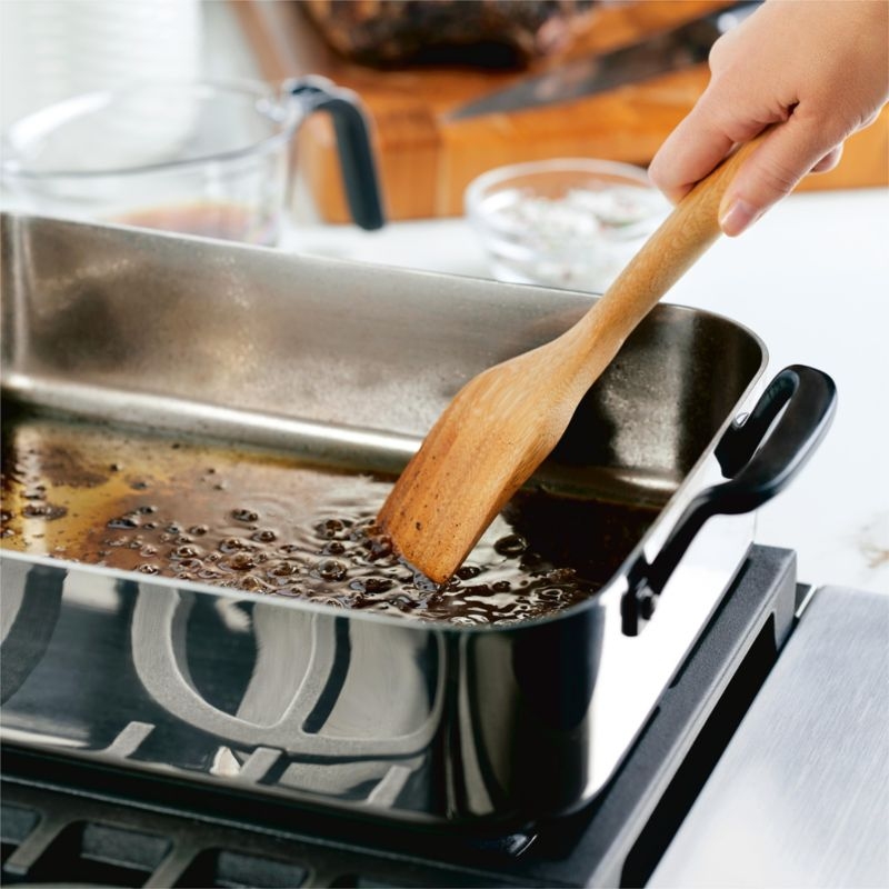 KitchenAid ® 18.5" Stainless Steel Roasting Pan with Rack - Image 2