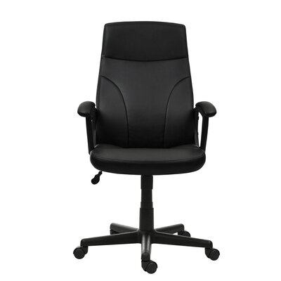 Techni Mobili Medium Back Executive Office Chair With Nylon Base With Padded Armrests - Image 0
