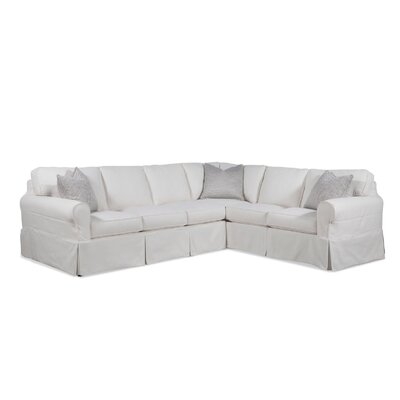 Bedford Two-Piece Slipcover Corner Sectional - Image 0
