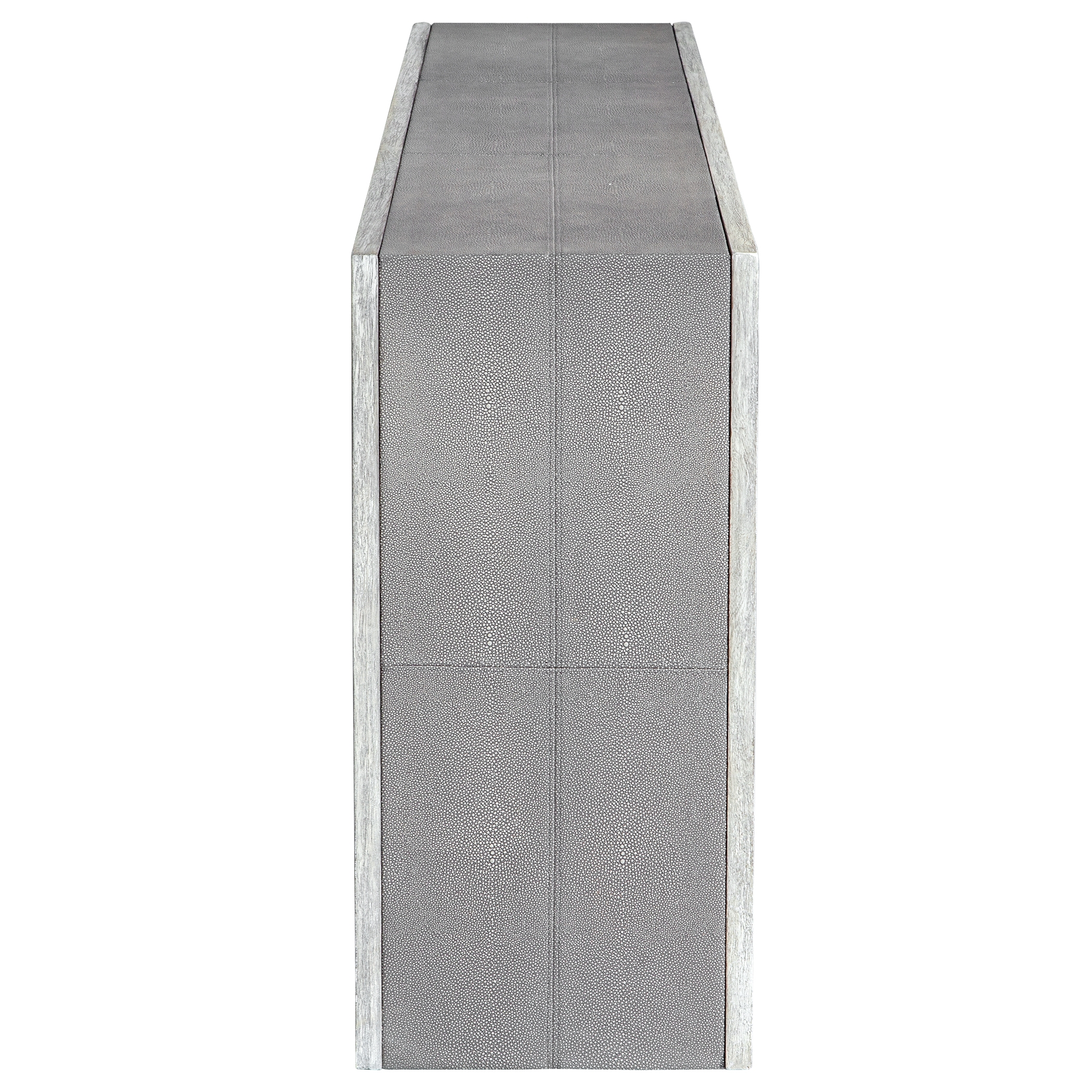 Aerina Aged Gray Console Table - Image 4