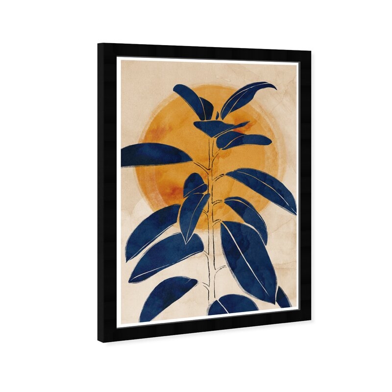 Floral & Botanical Blue Sprout Botanicals, Picture Frame Painting - Image 2