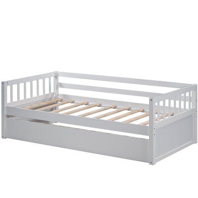 Twin Size Daybed With Inseparable 2 Drawers , Espresso (New) - Image 0