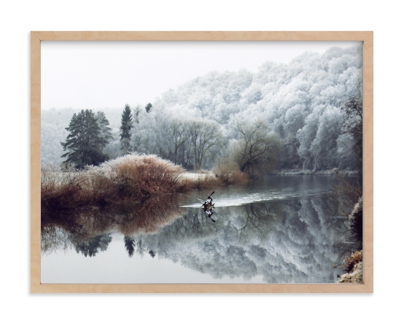 Winter Kayak Limited Edition Fine Art Print 1 - Image 0