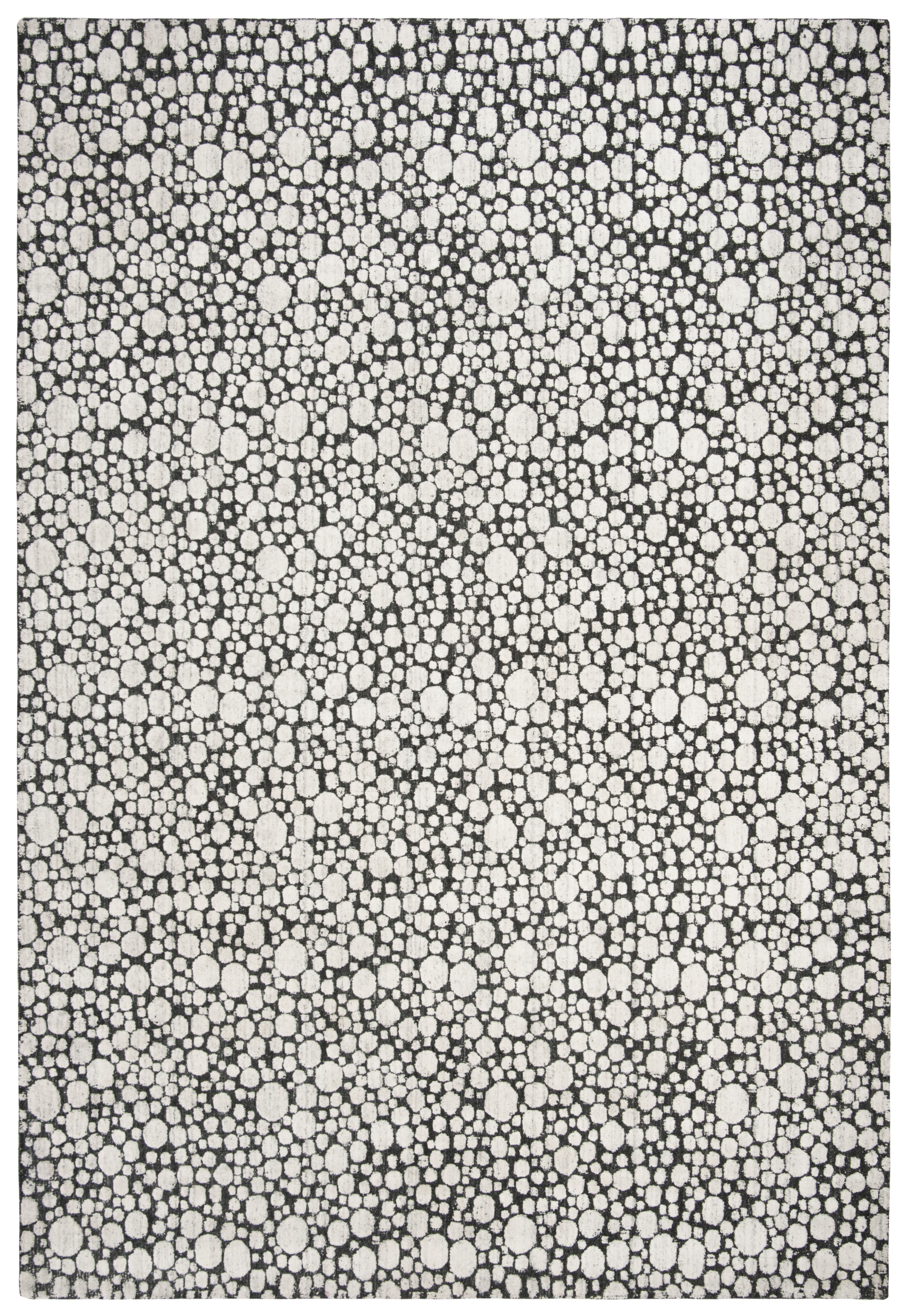 Arlo Home Hand Loomed Area Rug, MIR680H, Charcoal/Cream,  6' X 9' - Image 0