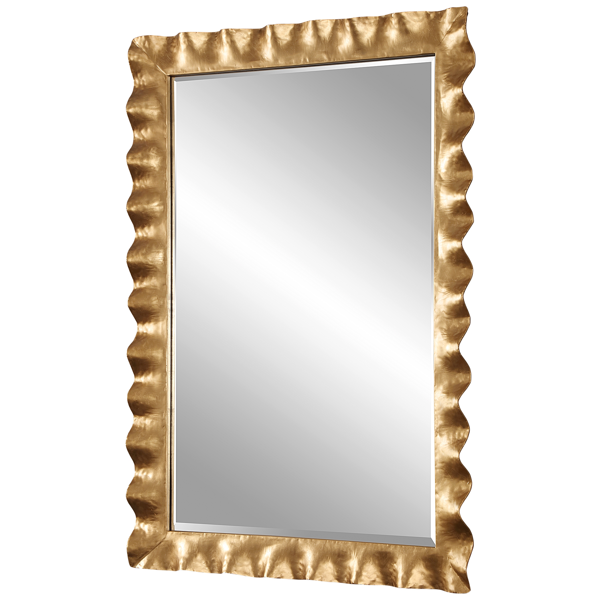 Haya Scalloped Gold Mirror - Image 2