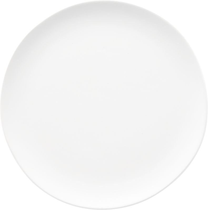 Crisp Matte White Dinner Plate Set of 8 - Image 7