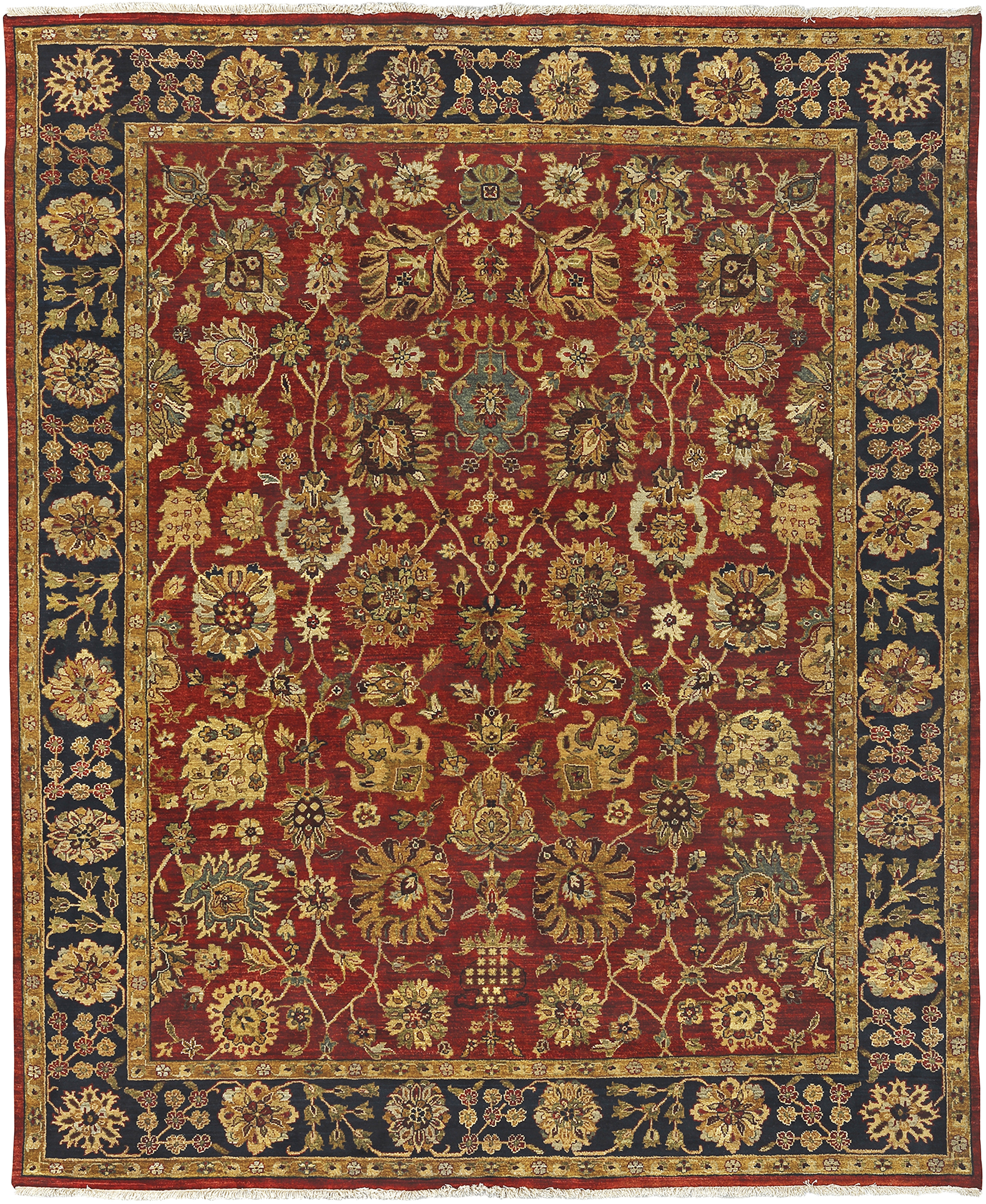Bursa Black Indoor 8' x 10' Handmade Rug - Image 0
