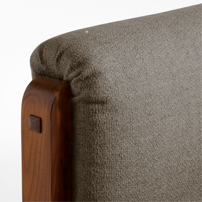 Shinola Runwell King Dark Grey Upholstered Bed - Image 2