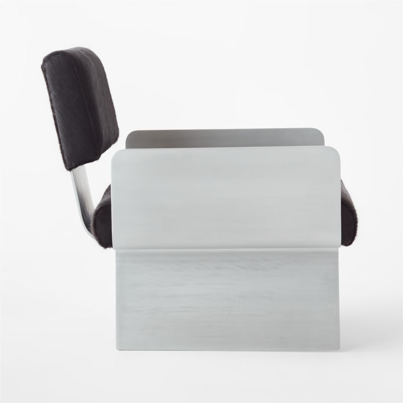 Brasilia Black Hide Chair - Image 3