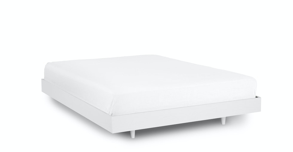 Basi Queen Bed Frame - White - Image 0