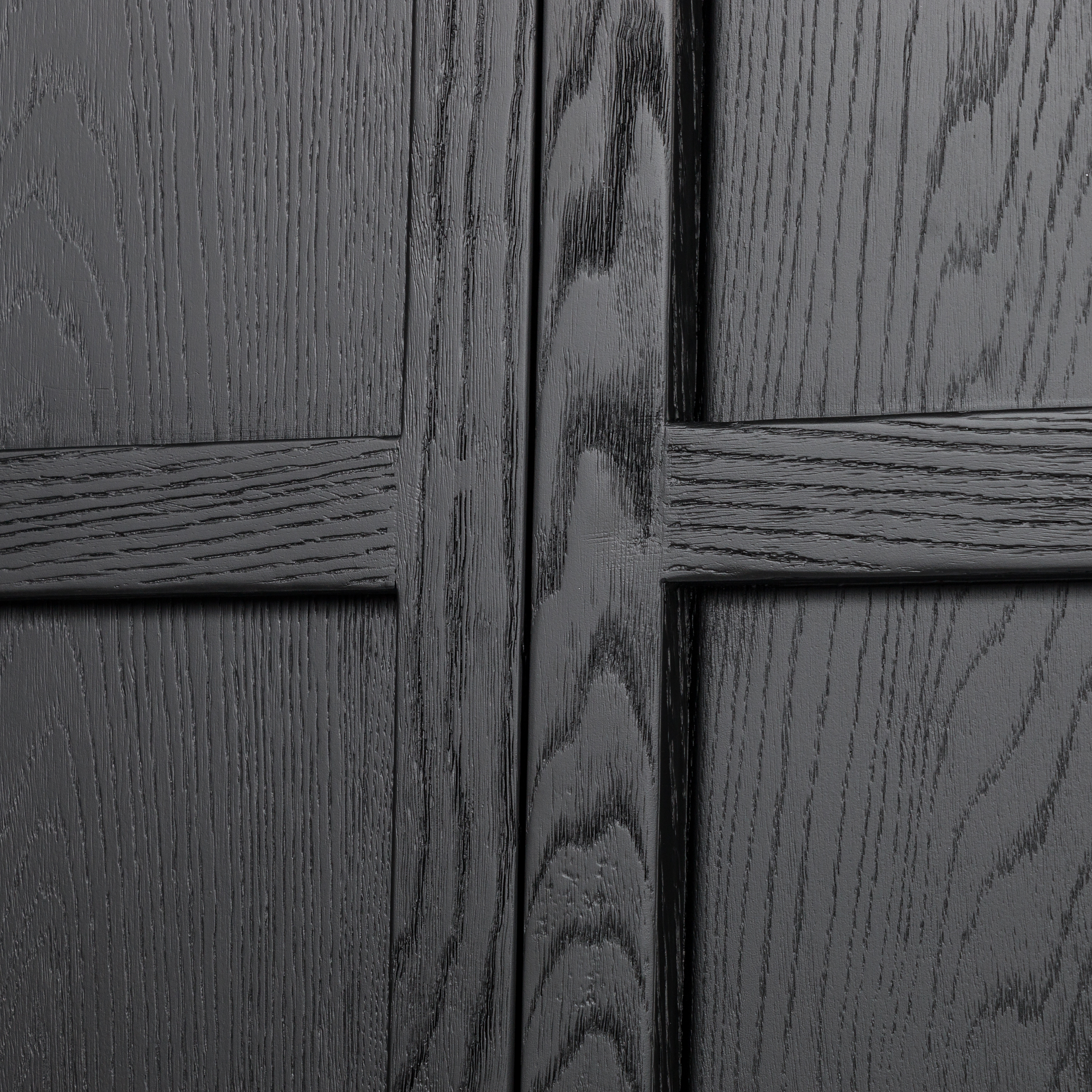 Tolle Panel Door Cabinet-Drifted Mat Blk - Image 16