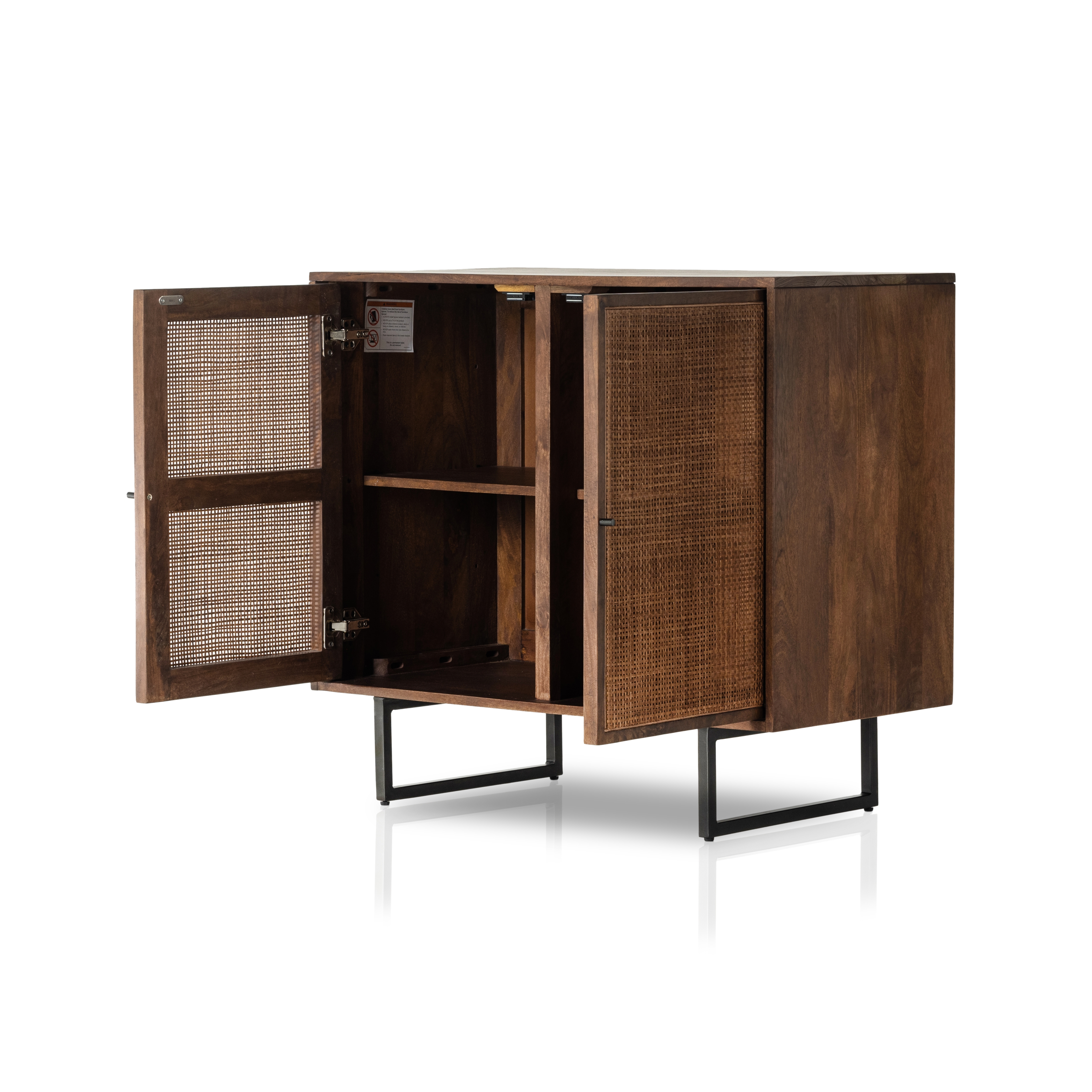 Carmel Small Cabinet-Brown Wash - Image 4