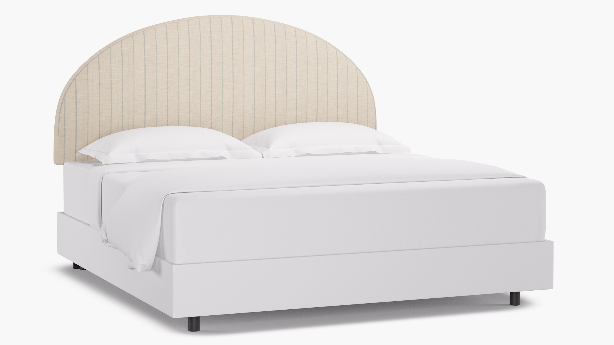 Arched Back Headboard, Sky Fritz, King - Image 0