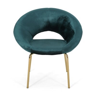 Palmer Modern Glam Papasan Chair - Image 0