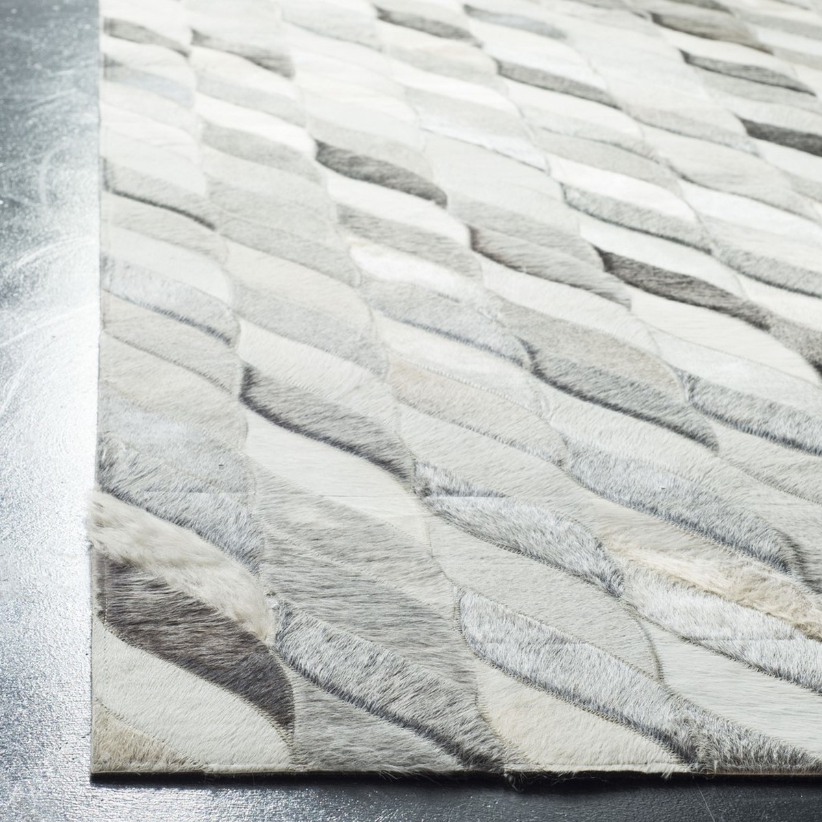 Safavieh Hand Woven Area Rug, STL701A, Ivory/Grey, 8' X 10' - Image 2