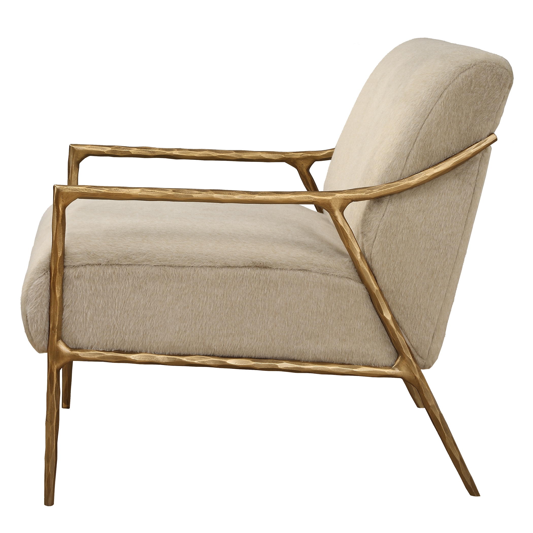 Kashmir Aged Gold Accent Chair - Image 4