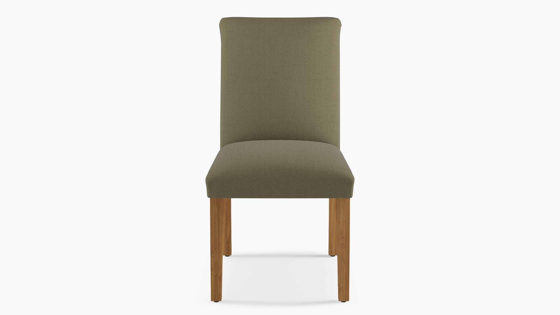 Classic Dining Chair, Olive Everyday Linen, Natural - Image 0