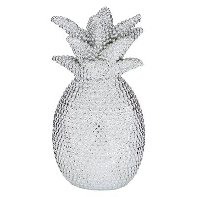 Mujtaba Small Glam Pineapple Sculpture Table Décor - Image 0