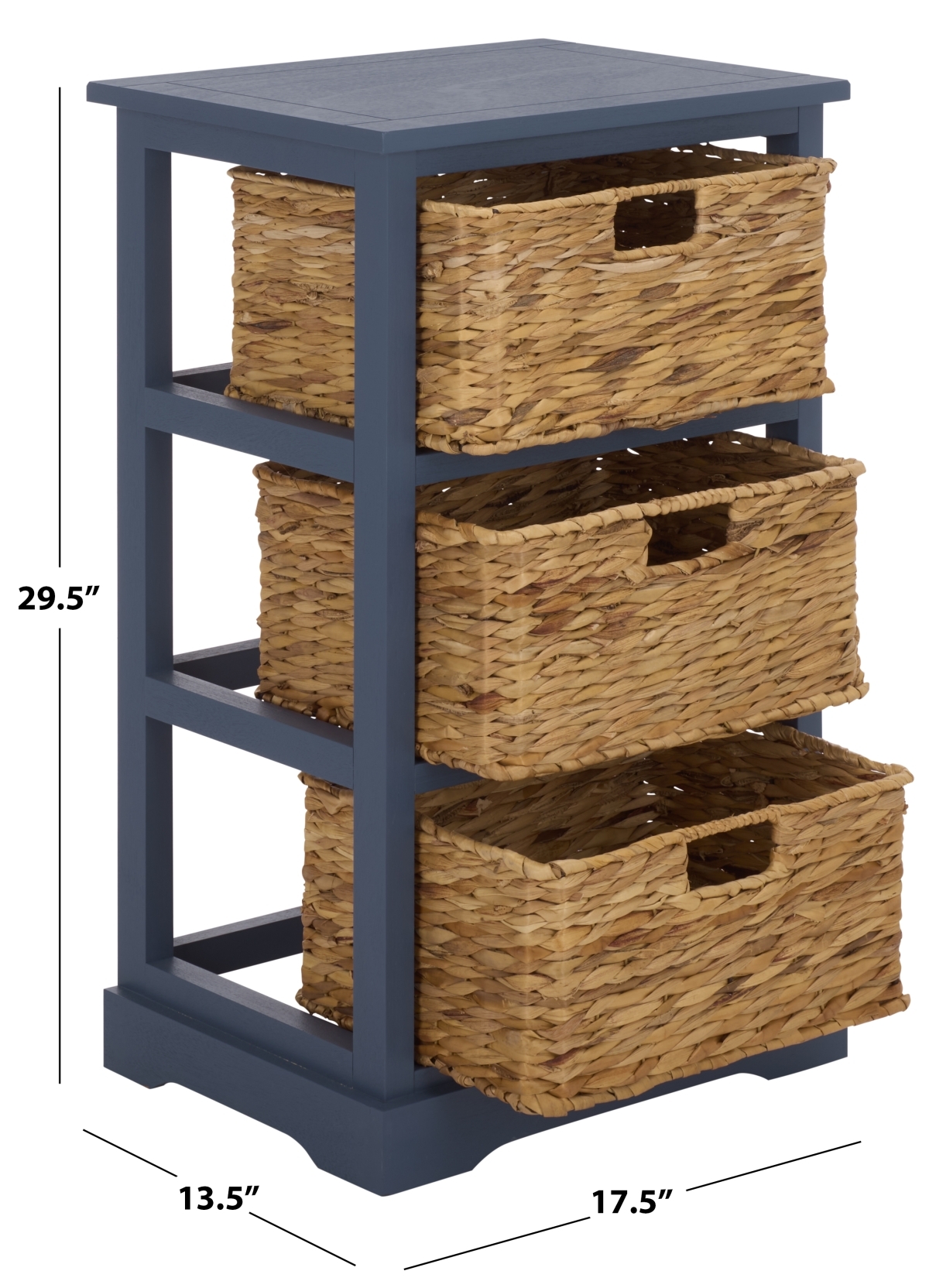 Halle Storage Side Table - Blue - Image 9