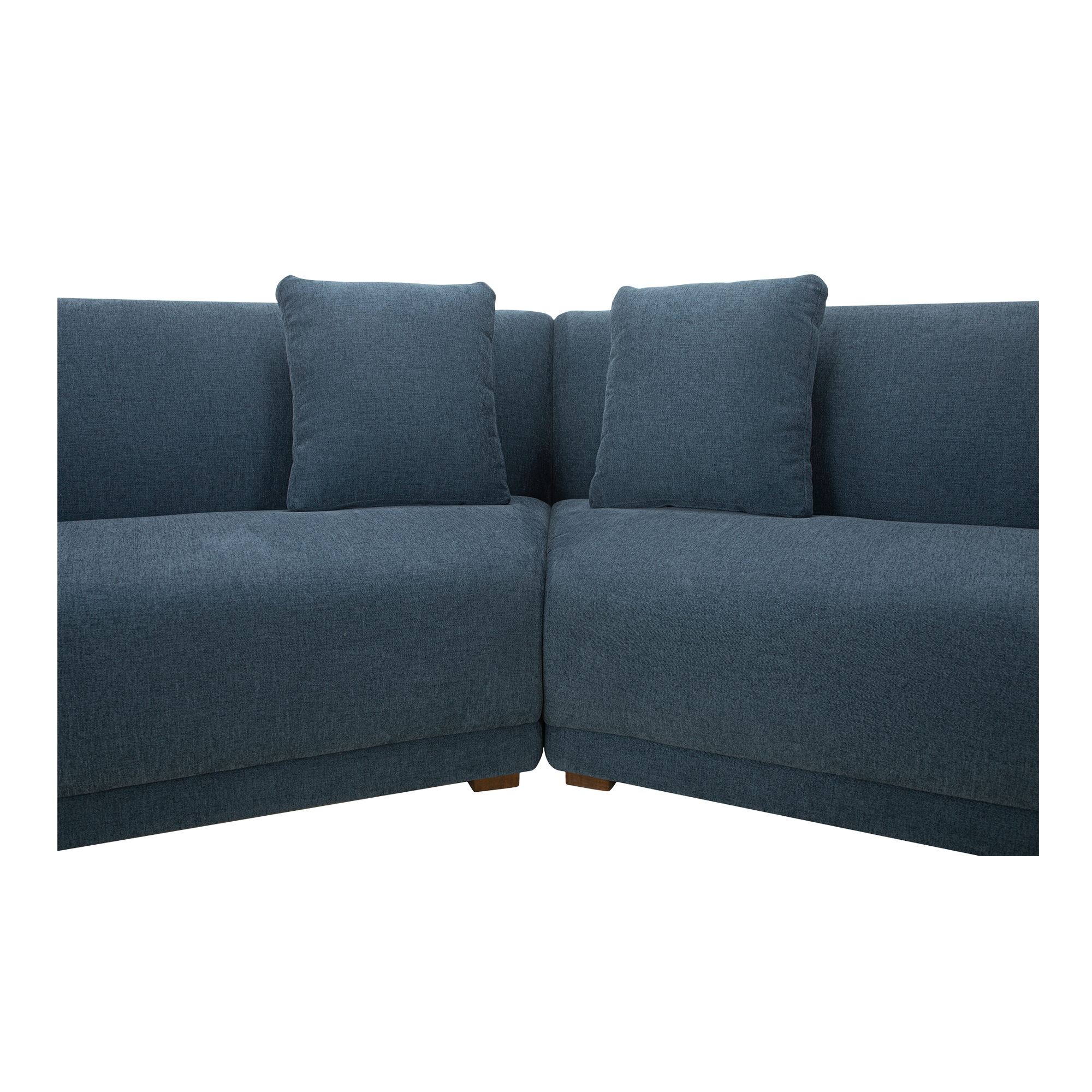 Fraser 2 Piece Modular Sofa Deep Blue - Image 4