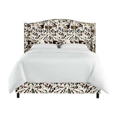 Elisamarie Wingback Linen Upholstered Standard Bed - Image 0