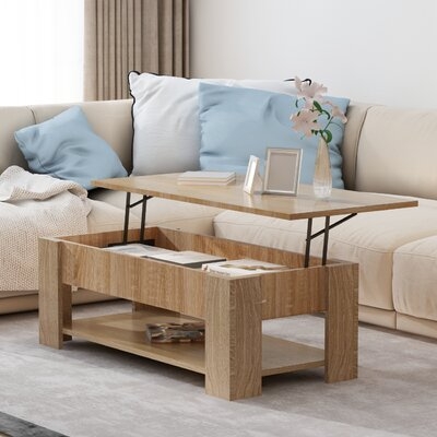 Devette Lift Top Coffee Table with Storage - Image 0