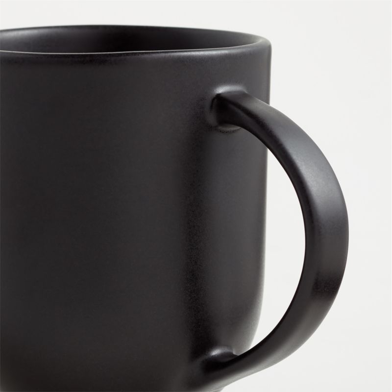 Craft 11.75-oz. Matte Black Stoneware Mug - Image 4