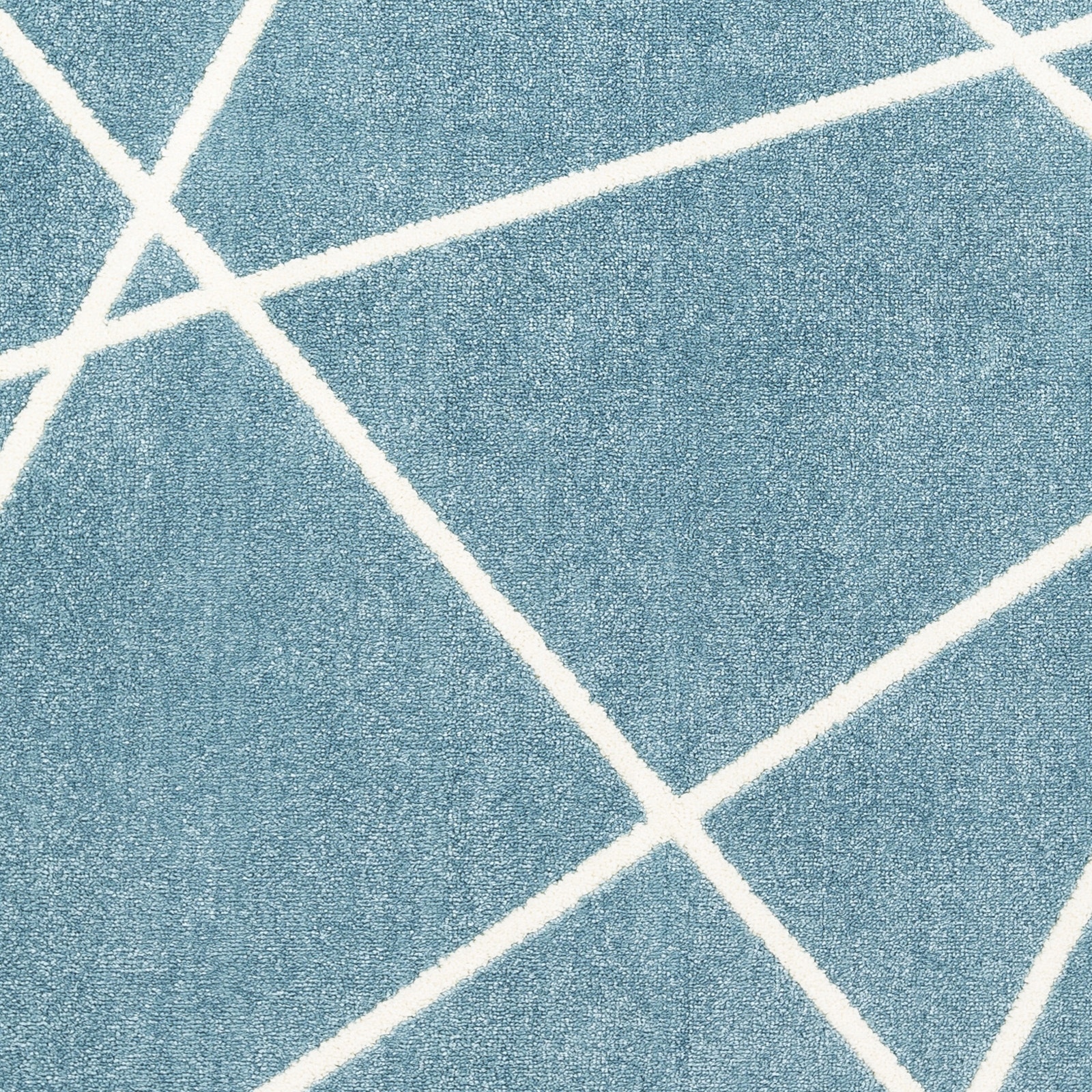 Horizon Blue Indoor 2'7" x 7'3" Machine Woven Rug - Image 5